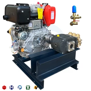 کارواش گازوئیلی 200 بار برتولینی ایتالیا | موتور کاما گیربکسی استارتی مدل KM186FAS6E