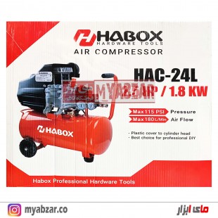 کمپرسور هوا 24 لیتری HABOX مدل HAC-24L