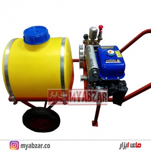 سمپاش 100 لیتری موتور یاماها MZ250 با پمپ 45 بار مشکی طرح رینو پاور