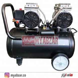 کمپرسور باد 2 موتوره ادون 50 لیتری سایلنت مدل ED5502A-50L