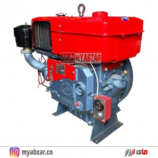 موتور تک سیلندر دیزلی 24 اسب جیانگ دونگ مدل JIANG DONG ZH1115ND