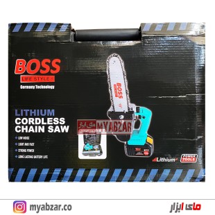 اره شارژی باس تیغه 25 سانتی BOSS