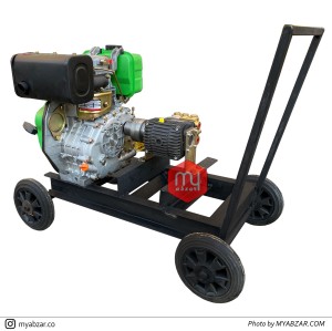 کارواش سیار 150 بار برتولینی ایتالیا | موتور دیزلی ETQ 7HP