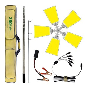 چراغ کمپینگ 5000 وات 5 پر 360 لایت مدل FR-05 COB