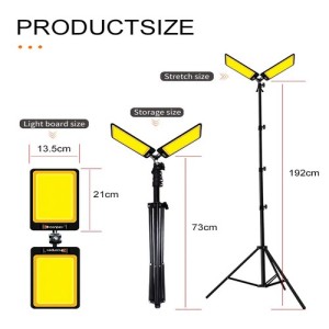 چراغ کمپینگ 2 پر کانپکس مدل FR-27 COB RF با سه پایه