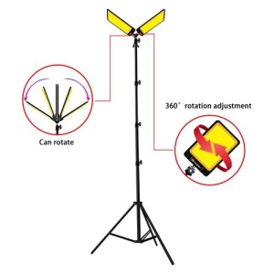 چراغ کمپینگ 2 پر کانپکس مدل FR-27 COB RF با سه پایه