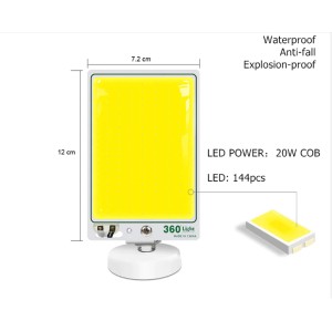 چراغ کمپینگ 360 لایت مدل 150 واتی TM-09 COB RF