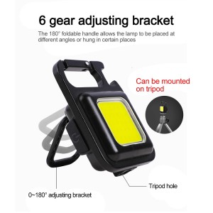 چراغ تاکتیکال کمپینگ مدل COB Rechargeable Keychain Light