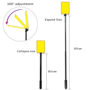 چراغ کمپینگ کانپکس 1000 وات مدل FR 24 COB RF