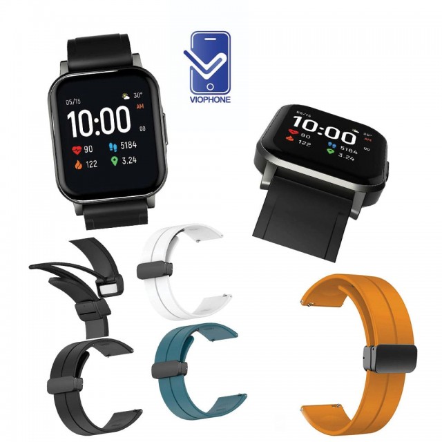 بند سیلیکونی ساعت Haylou Ls02 مدل مگنتی