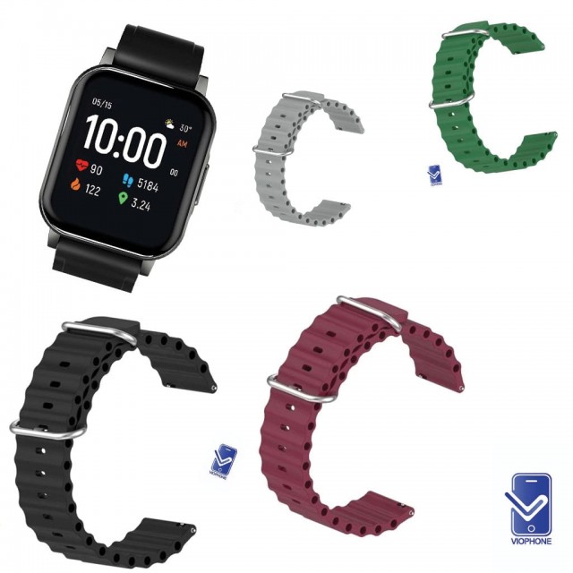 بند ساعت Haylou Ls02 مدل سیلیکونی اوشن لوپ