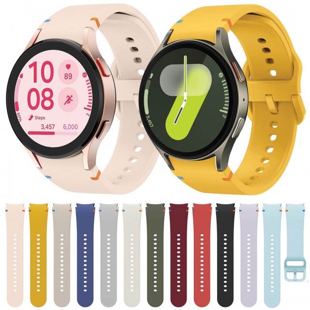بند سیلیکونی ساعت هوشمند سامسونگ Galaxy Watch 7 مدل Flat Sewing