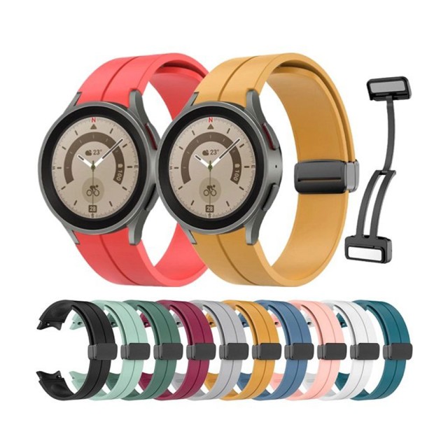 بند سیلیکونی ساعت سامسونگ گلکسی Watch 5 Pro مدل Magnetic Buckle