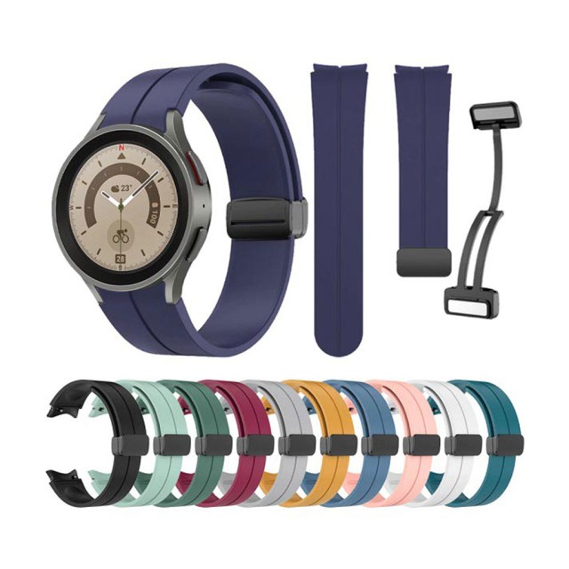 بند گلکسی واچ سامسونگ سری ۴ و ۵  Galaxy Watch Magnetic D-Buckle Sport Band