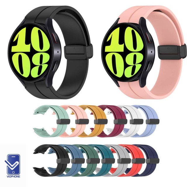 بند سیلیکونی  ساعت سامسونگ گلکسی Watch 6 مدل Magnetic Buckle