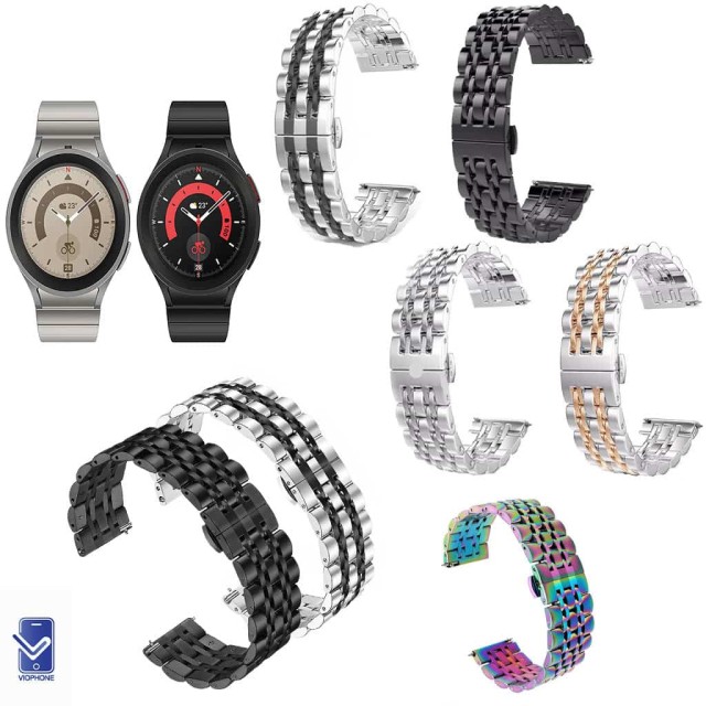 بند ساعت سامسونگ گلکسی Watch 5 pro استیل 7Bead