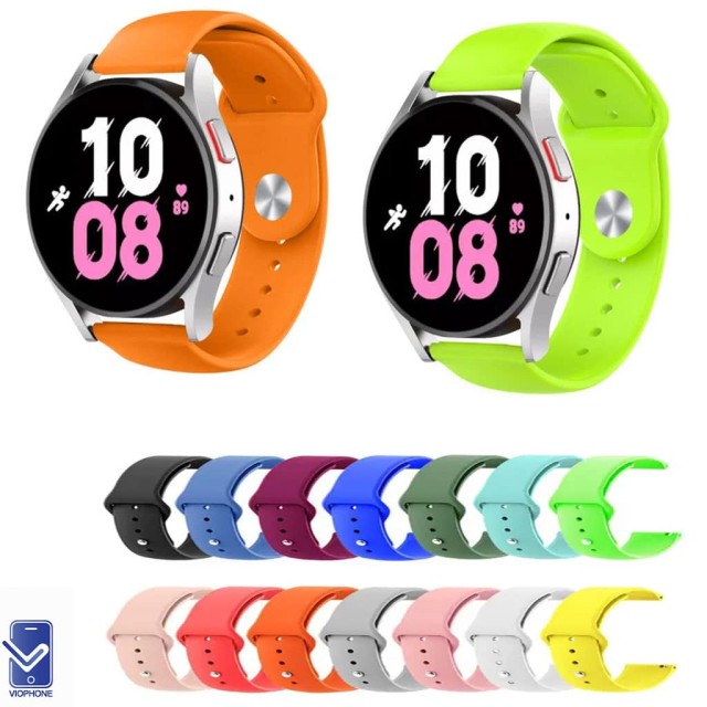 بند سیلیکونی ساعت سامسونگ Galaxy Watch 4 مدل دکمه ای