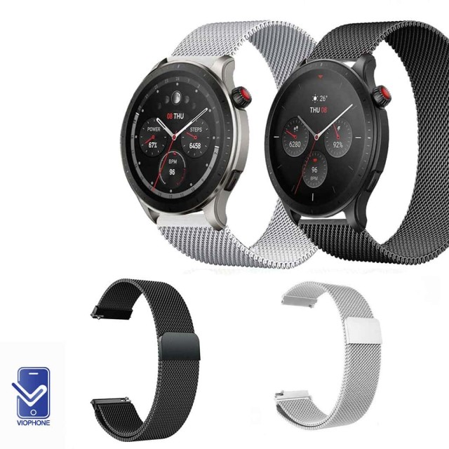 بند ساعت Amazfit GTR 4 حصیری میلانس