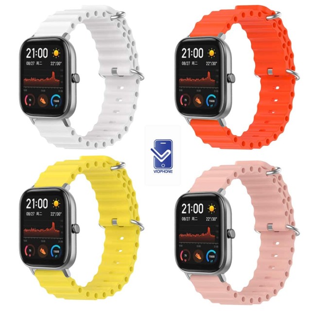 بند ساعت امازفیت Amazfit Bip U مدل اوشن لوپ