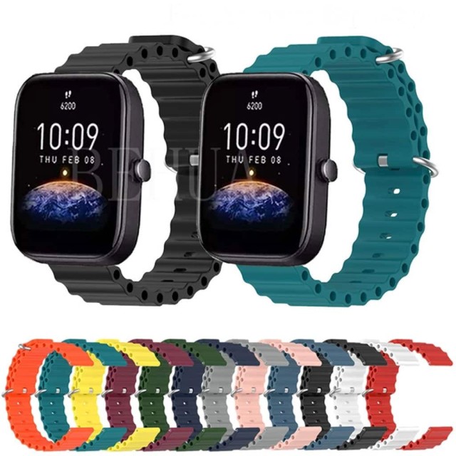 بند ساعت امازفیت Amazfit Bip3/3pro مدل اوشن لوپ