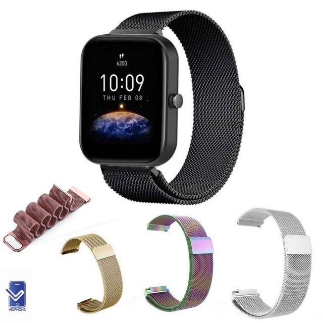 بند ساعت Amazfit Bip3/3pro حصیری میلانس