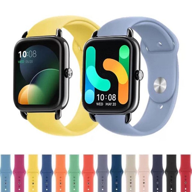 بند سیلیکونی ساعت Haylou Rs4 مدل دکمه ای