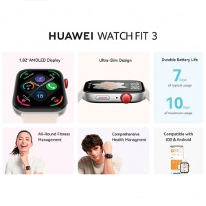 Huawei watch fit 3 _ساعت هوشمند هواوی واچ فیت3