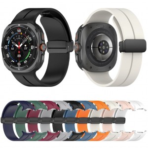 بند سیلیکونی ساعت سامسونگ گلکسی Watch Ultra مدل Magnetic Buckle