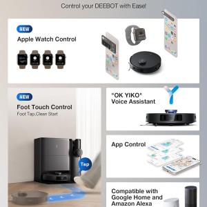 جارو رباتیک اکووکس مدل Ecovacs T30s Combo Robot Vacuum Cleaner