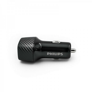 شارژر فندکی فیلیپس DLP5522C | شارژر فندکی 60 وات دو پورت