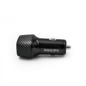 شارژر فندکی فست شارژ فیلیپس  مدل  Philips DLP5522CC توان 60 وات