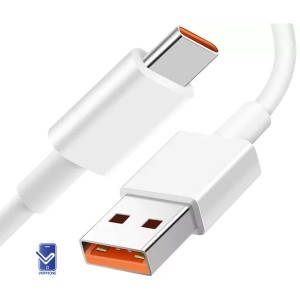 کابل شارژ سریع تایپ سی شیائومی Xiaomi 6A Type-C Fast Charge Cable 1m