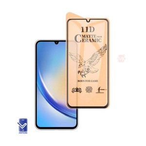 محافظ تمام صفحه سرامیکی مات گوشی سامسونگ Galaxy A34 5G