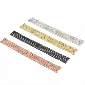 بند فلزی نگین دار ساعت سامسونگ Galaxy Watch 6