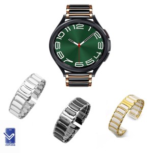 بند سامسونگ گلکسی Watch 6 Classic استیل سرامیکی