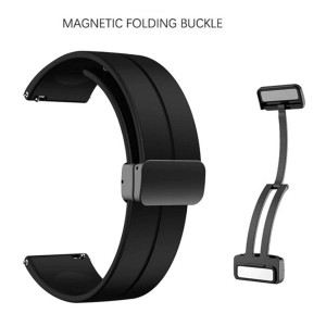 بند سیلیکونی ساعت امازفیت GTR 3 Pro مدل Magnetic Buckle
