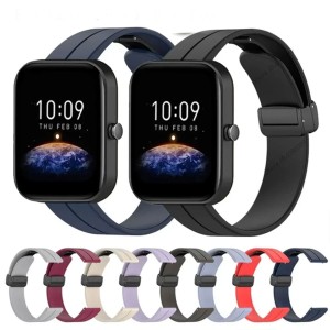 بند سیلیکونی ساعت امازفیت Bip Uمدل مگنتی