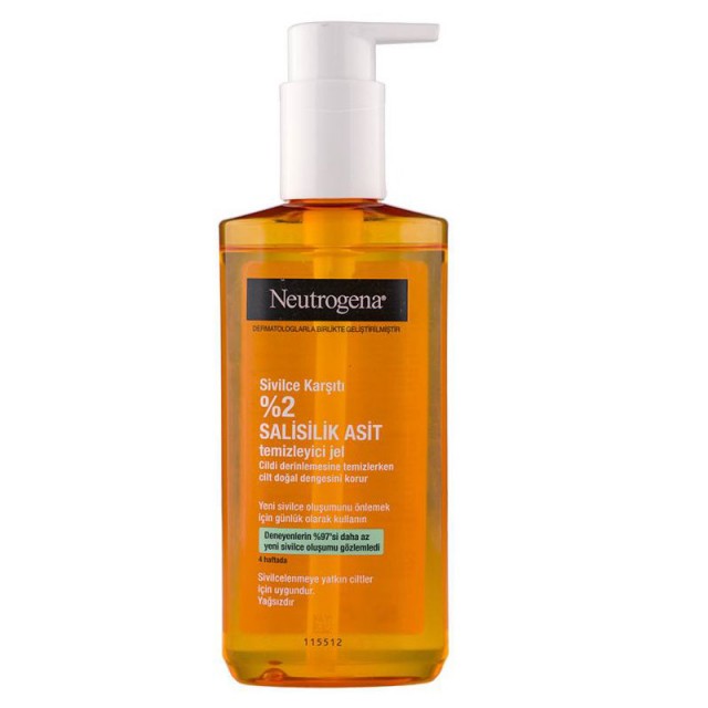 ژل شستشو صورت ضد جوش و آکنه فاقد روغن نیتروژینا Neutrogena