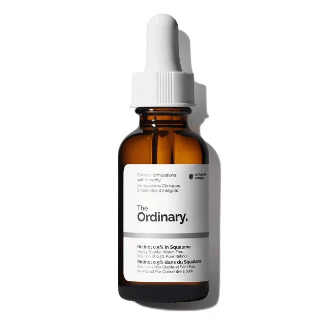 سرم رتینول 0.5% اوردینری ضد چروک پوست 30mL The Ordinary Retinol 0.5% in Squalane