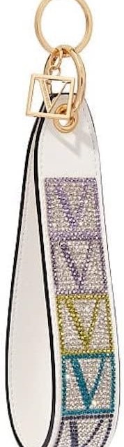 آویز نگینی سفید