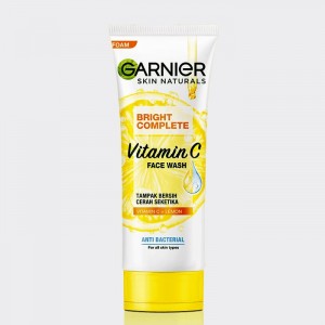 فوم شستشوی روشن کننده ویتامین سی و لیمو گارنیه-گارنیر Garnier Bright Complete Vitamin C Face Wash