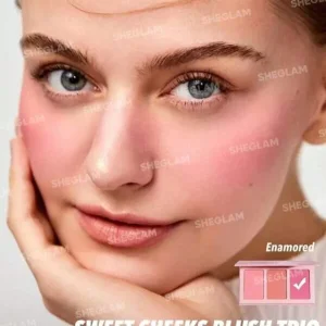 پالت رژگونه سه رنگ شیگلم مدل Enamored