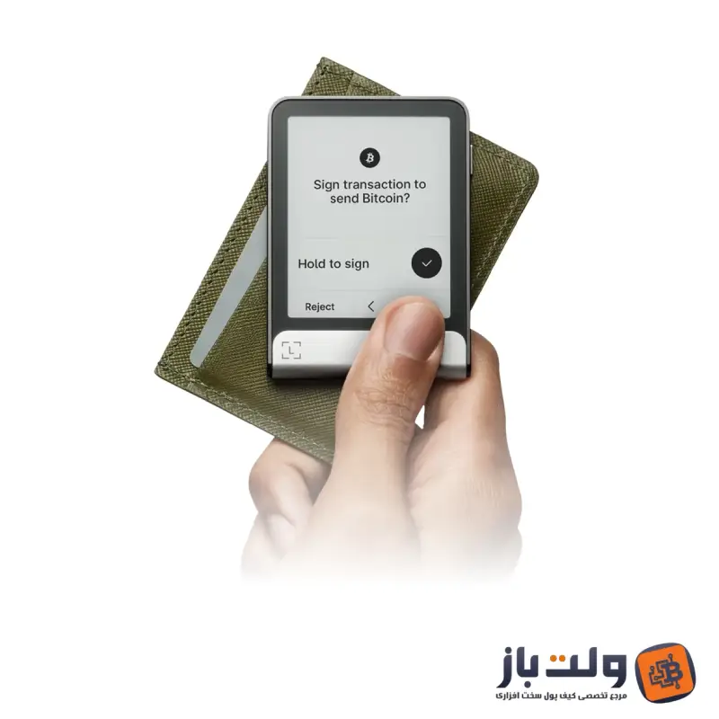 کیف پول سخت افزاری لجر فلکس Ledger Flex به همراه کلید ریکاوری لجر (Ledger Recovery Key)