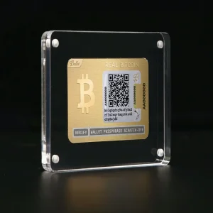 کیف پول سخت افزاری بَلِت با روکش طلای 24عیار مدل Ballet Real Bitcoin