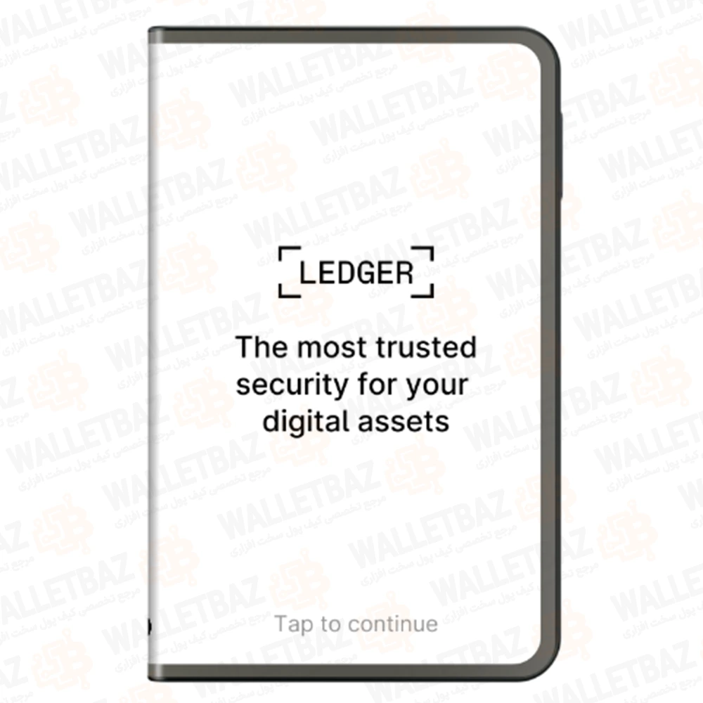 ledger stax welcome screen