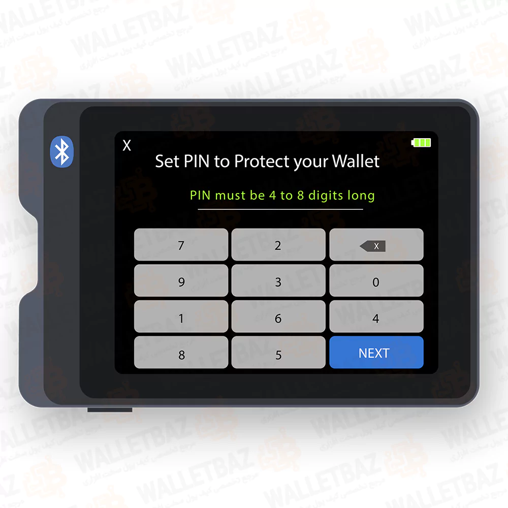 انتخاب پین کد برای Secux w20