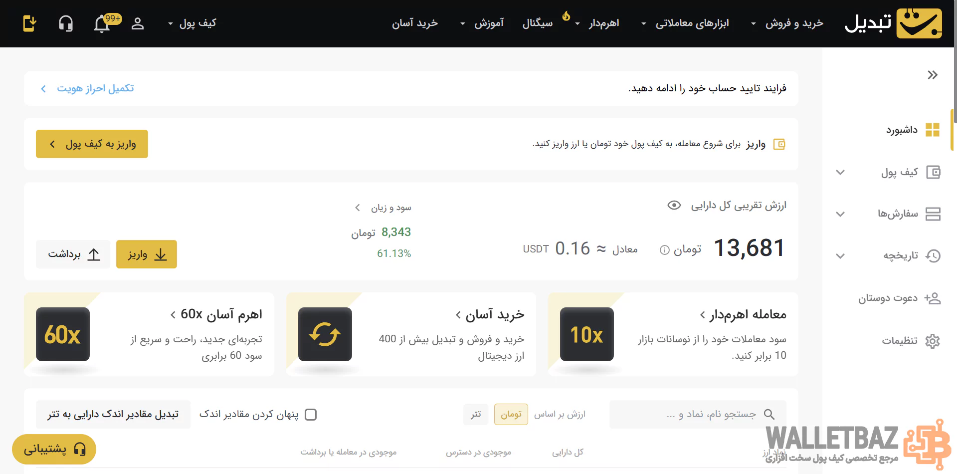 صفحه اصلی صرافی تبدیل