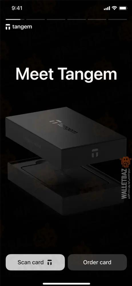 meet tangem screen on tangem app