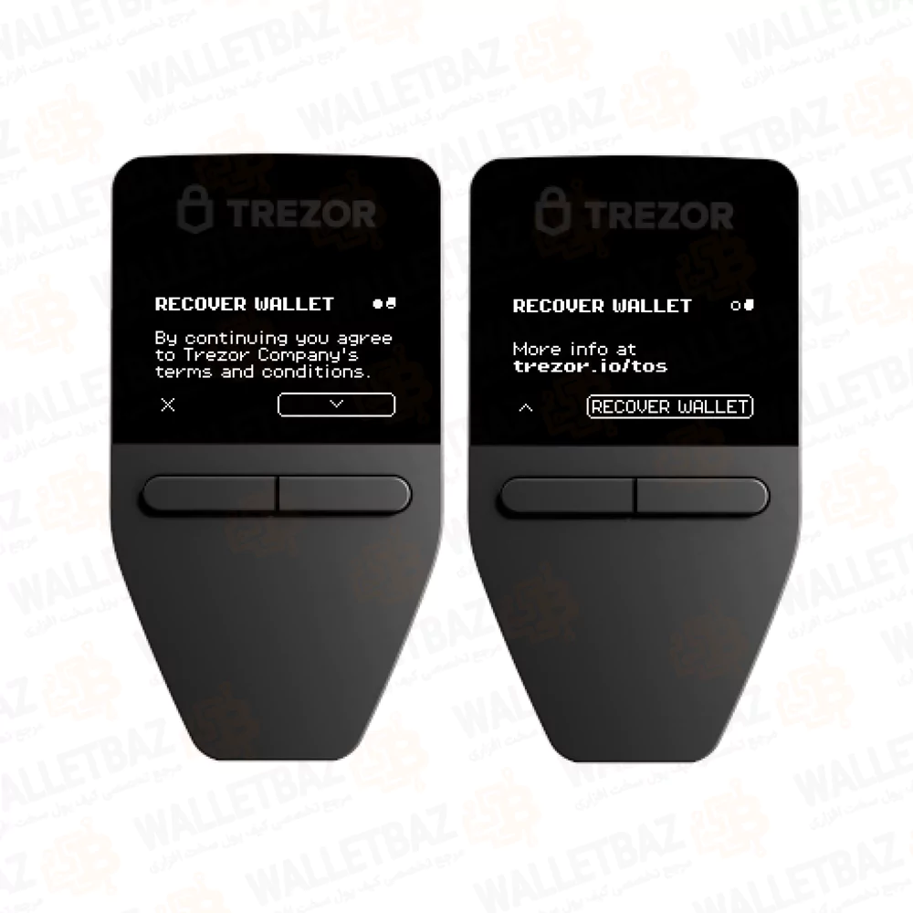 Recovering wallet confirmation on Trezor safe 3 Device