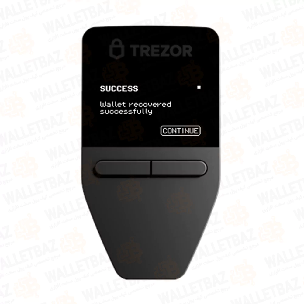 Backup successful in Trezor safe 3 Device